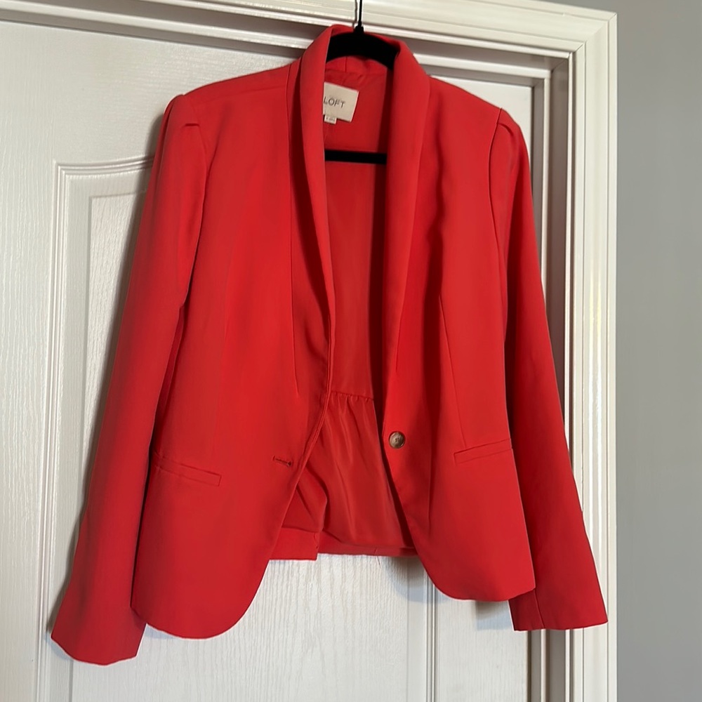 Coral blazer